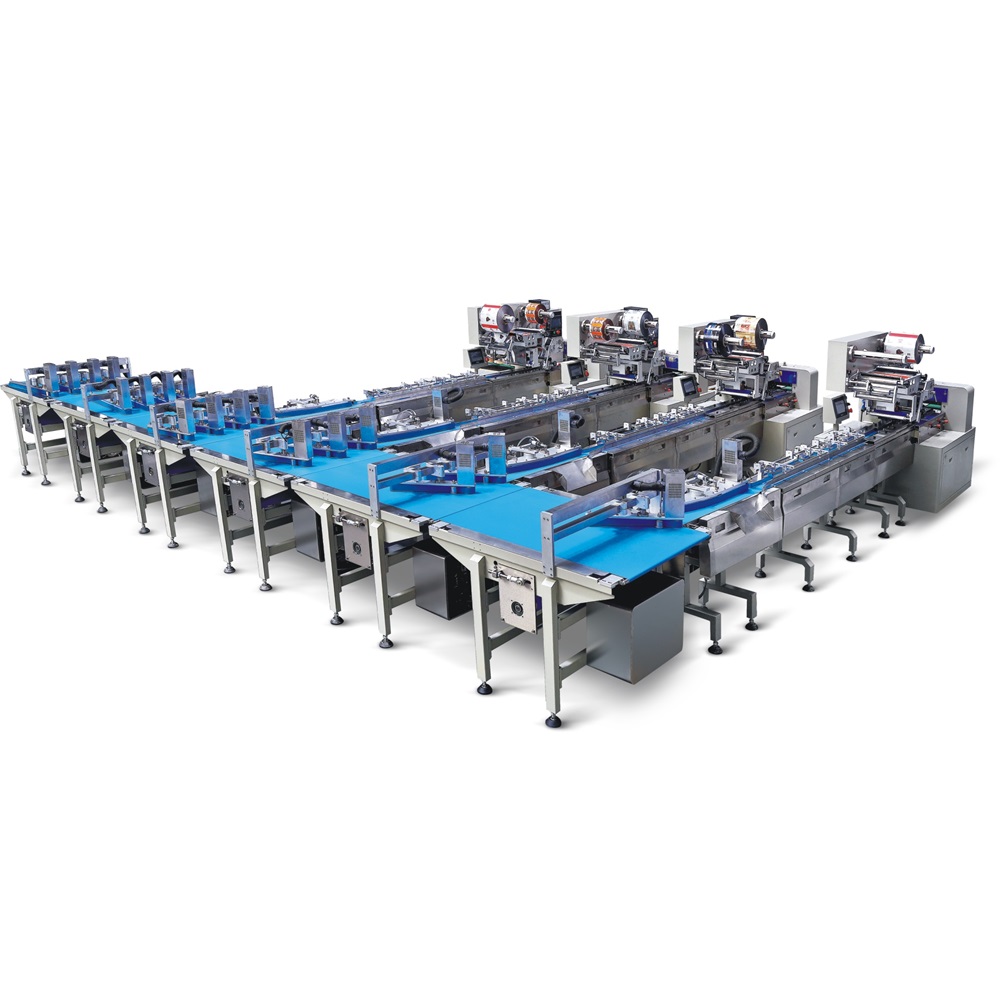 Sorting and packaging line