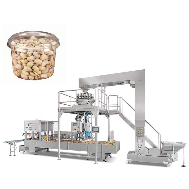 Granules cup packing line