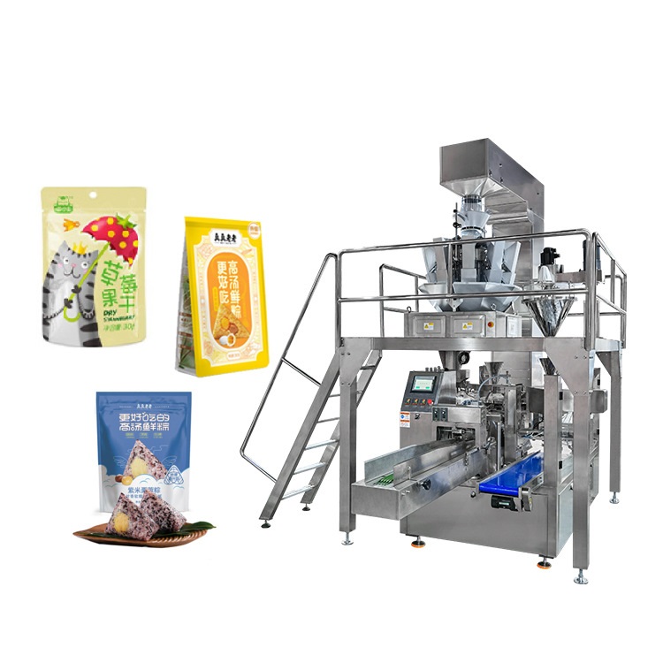 Snacks pre-made bags fill seal machine