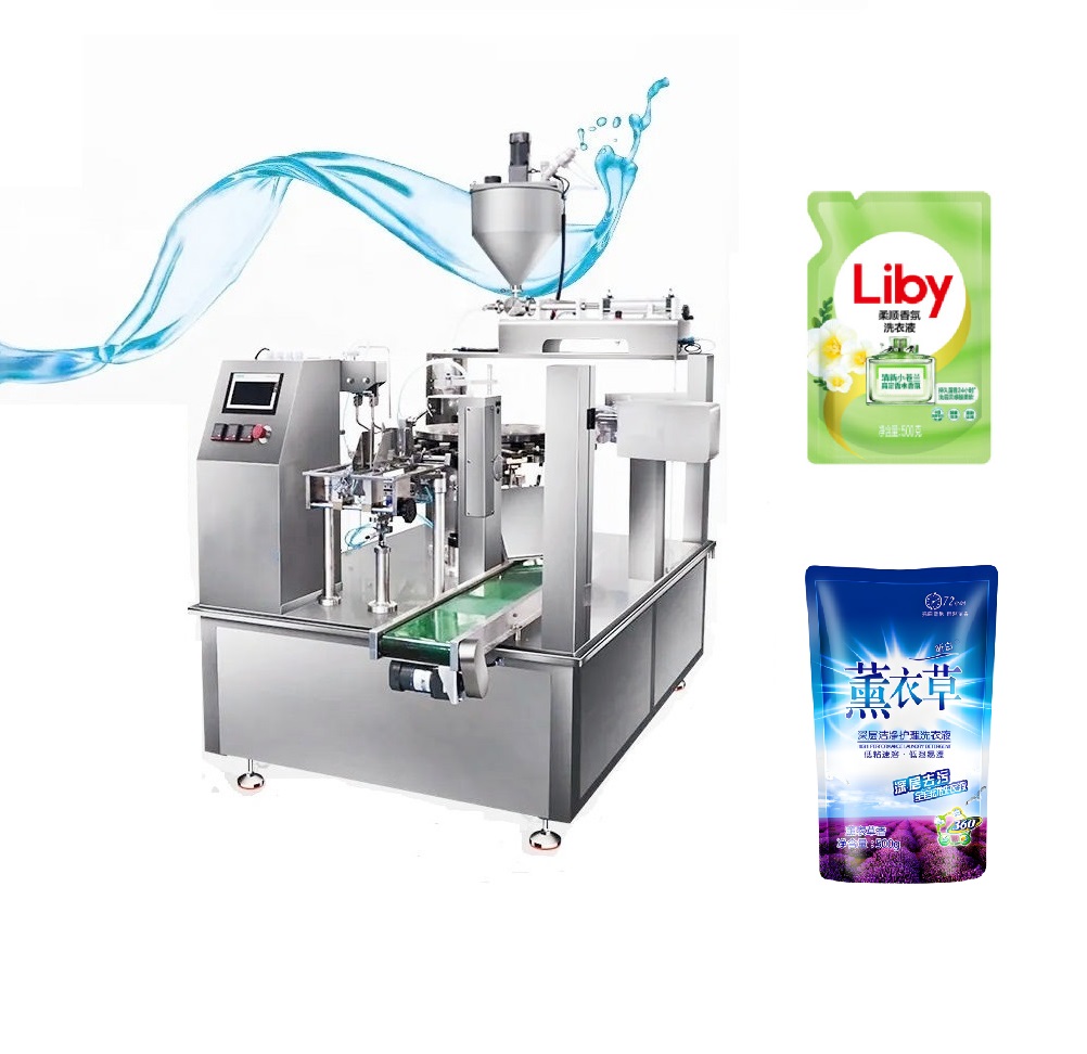 liquid pre-made bags fill seal machine